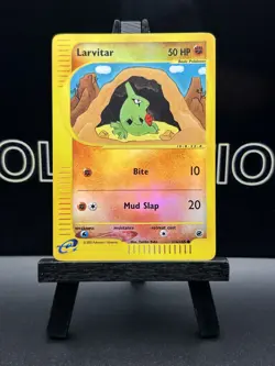 Pokemon Larvitar Reverse Holo Card Expedition Base Set 116/165 LP - Image 2