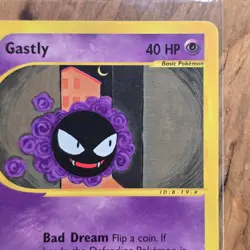 🔥Gastly Pokemon Collectible Card 109/165 Expedition Non-Holo 2002 WOTC 40HP-LP - Image 3