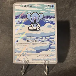 Pokemon TCG Cubchoo Illustration Rare Card 109/086 English Black Bolt - Image 1