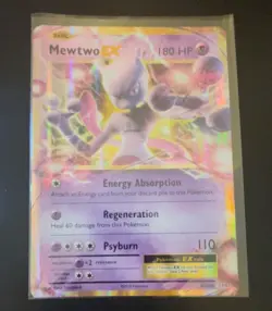 Pokemon jumbo card TCG Mewtwo EX 52/108 - Image 2