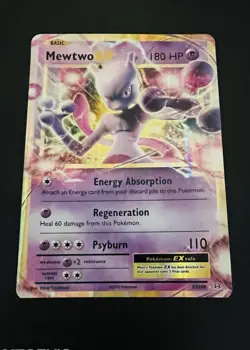 Pokemon jumbo card TCG Mewtwo EX 52/108 - Image 3