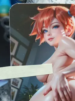 1/1 Only 1 Made Misty Butt F/N Pokemon NSFW Topless Lonestar Customs Waifu Card - Image 2