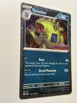 Tyranitar - 135/193 Pokemon Paldea Evolved Premium Collection Stamped Promo Card - Image 2