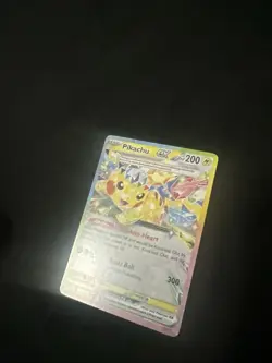 Pokemon Pikachu EX Full Art Card Resolute Heart Topaz Bolt Ability - Image 4