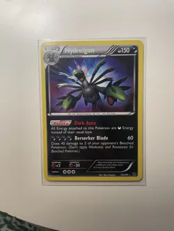 Pokemon 2012 Hydreigon Card 103/99 Next Destinies Rare Shiny Holo NM - Image 1