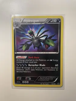 Pokemon 2012 Hydreigon Card 103/99 Next Destinies Rare Shiny Holo NM - Image 2