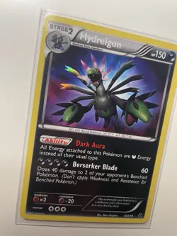 Pokemon 2012 Hydreigon Card 103/99 Next Destinies Rare Shiny Holo NM - Image 4