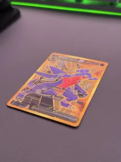 Cynthia's Garchomp EX Holo Gold Hyper Rare Card 241/182 Sv10: Destined Rivals - Image 3