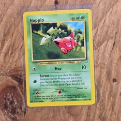 🔥Hoppip Pokemon Card 61/111 Neo Genesis Non-Holo 2000 WOTC 50HP -LP - Image 1