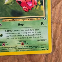 🔥Hoppip Pokemon Card 61/111 Neo Genesis Non-Holo 2000 WOTC 50HP -LP - Image 4