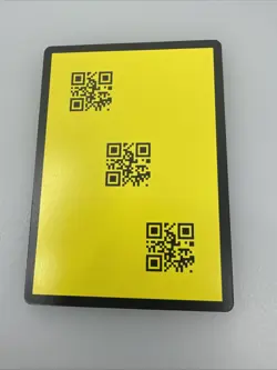 2025 Disney Lorcana Discard Error QR Code Card Yellow Background Fabled - Image 1