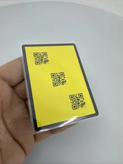 2025 Disney Lorcana Discard Error QR Code Card Yellow Background Fabled - Image 3