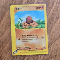 🔥Diglett Pokemon Card 106/165 Expedition Base Set Non-Holo 2002 WOTC 40HP -LP - Image 1