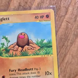 🔥Diglett Pokemon Card 106/165 Expedition Base Set Non-Holo 2002 WOTC 40HP -LP - Image 3