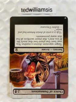 Choice of Damnations MtG Saviors of Kamigawa Altered Art Extended & Borderless - Image 4