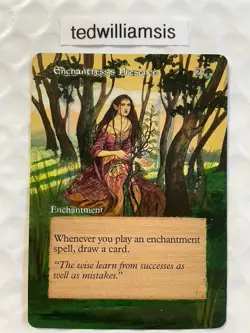 Enchantress's Presence MtG Onslaught Altered Art Extended & Borderless - Image 1