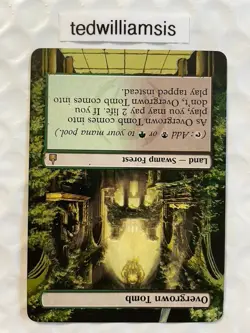 Overgrown Tomb Mtg Ravnica: City of Guilds Altered Art Extended & Borderless - Image 4