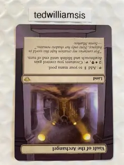 Vault of the Archangel MtG Dark Ascension Altered Art Extended & Borderless - Image 4