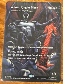 MTG Venom, King in Black (Borderless) Spider-Man Mythic Regular #22 NM MTG - Image 2