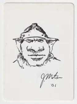 Signed Rolling Stones Proof Sketch MP Stronghold Artist John Matson MTG Magic AP - Image 1