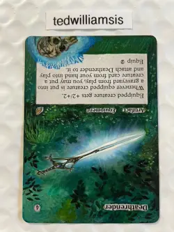Deathrender MtG Lorwyn Altered Art Extended & Borderless - Image 4