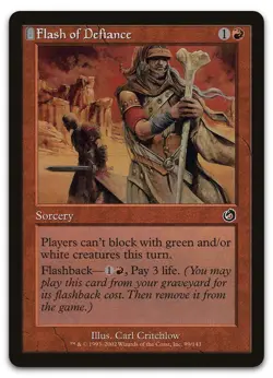 Flash of Defiance #99 (NM) Torment TOR Magic MTG - Image 1
