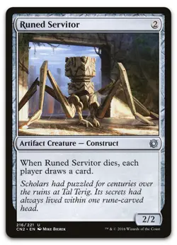 Runed Servitor #216 (NM) Conspiracy Take the Crown CN2 Magic MTG - Image 1