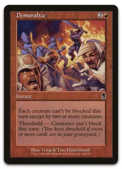 Demoralize #184 (NM) Odyssey ODY Magic MTG - Image 1