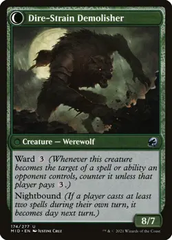 Burly Breaker #174 (NM) Midnight Hunt MID Magic MTG - Image 2