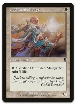 Dedicated Martyr #16 (NM) Odyssey ODY Magic MTG - Image 1
