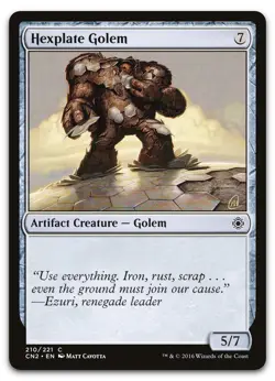 Hexplate Golem #210 (NM) Conspiracy Take the Crown CN2 Magic MTG - Image 1