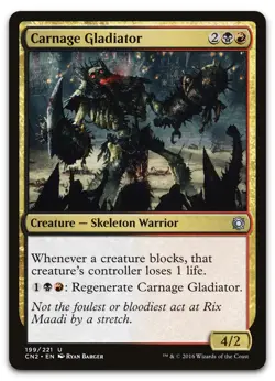 Carnage Gladiator #199 (NM) Conspiracy Take the Crown CN2 Magic MTG - Image 1
