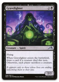 Gravelighter #98 (NM) Kamigawa Neon Dynasty NEO Magic MTG - Image 1