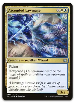 Ascended Lawmage #198 (NM) Conspiracy Take the Crown CN2 Magic MTG - Image 1