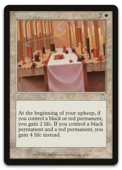 Dega Sanctuary #5 (NM) Apocalypse APC Magic MTG - Image 1