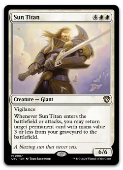 Sun Titan #87 (NM) Thunder Junction OTC Magic MTG - Image 1