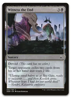 Witness the End #82 (NM) Oath of the Gatewatch OGW Magic MTG - Image 1