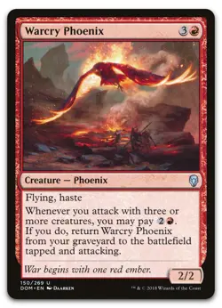 Warcry Phoenix #150 (NM) Dominaria DOM Magic MTG - Image 1