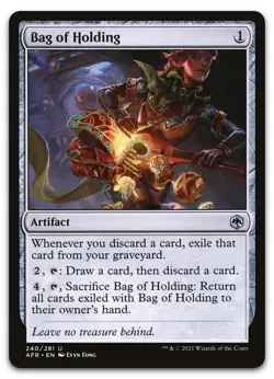 Bag of Holding #240 (NM) Forgotten Realms AFR Magic MTG - Image 1
