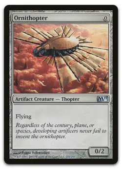 Ornithopter #211 (NM) Magic 2011 M11 Magic MTG - Image 1