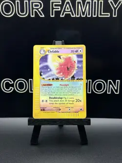 Clefable - 7/165 Expedition e-Reader Reverse Holo Rare Pokemon - LP - Image 1