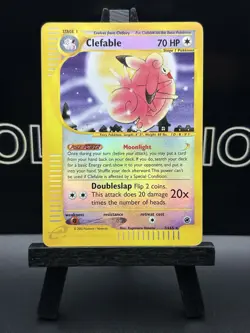 Clefable - 7/165 Expedition e-Reader Reverse Holo Rare Pokemon - LP - Image 2