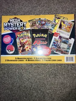 NEW! POKEMON 2025 MEGA MYSTERY POWER BOX MEIJER EXCLUSIVE - SEALED - Image 1