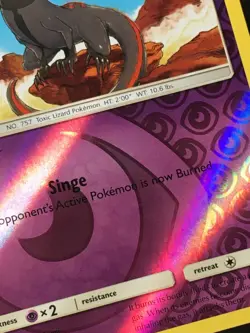 Pokemon TCG Salandit 46/111 SM Crimson Invasion Reverse Holo Common NM - Image 2
