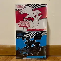 Pokemon Black Bolt and White Flare Elite Trainer Box ETB Set of 2 ships ASAP - Image 1