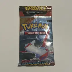 Pokemon Surging Sparks Miscut Packaging Single Sleeve Booster Pack New Sealed - Image 1