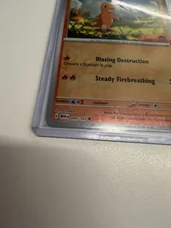 Pokemon 151 Charmander Gamestop Stamped Reverse Holo Promo 004/165 Sealed - Image 3