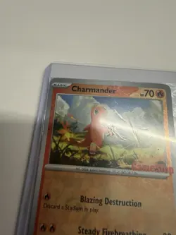 Pokemon 151 Charmander Gamestop Stamped Reverse Holo Promo 004/165 Sealed - Image 4