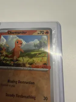 Pokemon 151 Charmander Gamestop Stamped Reverse Holo Promo 004/165 Sealed - Image 5