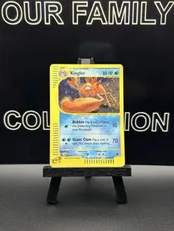Kingler - Holo Rare - Expedition Set - 15/165 - Pokemon TCG - 2002 - LP - Image 1